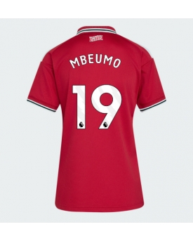 Manchester United Bryan Mbeumo #19 Maglia Gara Casa Repliche 2026-27 Donna Maniche Corte